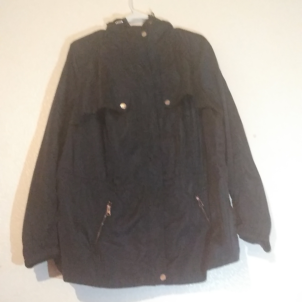 A dark navy blue colored Cavalini jacket